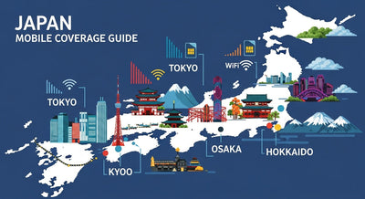 Mobile Coverage by Destination: Tokyo, Kyoto, Osaka, Hokkaido