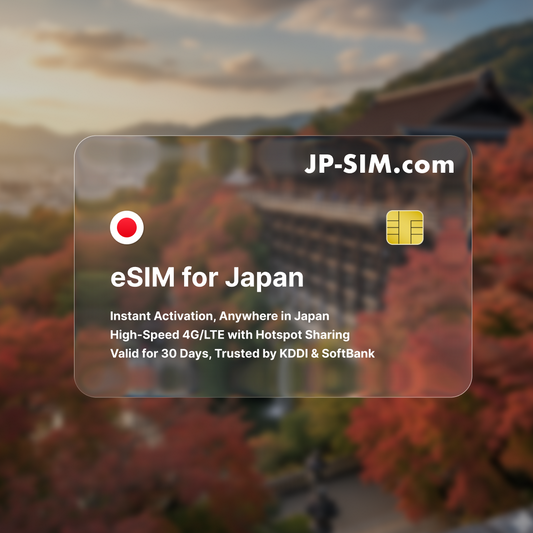 Japan 5G eSIM | Day Pass | Starting at ¥82